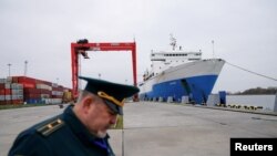 Carinik u kalinjingradskoj luci Baltijsk, oktobar 2021. 