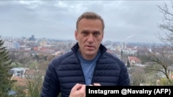 Відеокадр: Володимир Навальний під час перебування в Німеччині, січень 2021 року