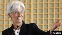Christine Lagarde objavljuje svoju kandidaturu za MMF, 25. svibanj 2011.
