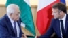 Фәләстин башлыгы Мәхмүт Аббас һәм Франция президенты Эммануэл Макрон