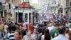 Illýustrasiýa suraty. Türkiýe. Stambul. Taksim meýdany.