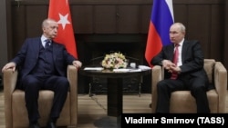 Ռուսաստանի նախագահ Վլադիմիր Պուտին և Թուրքիայի նախագահ Ռեջեփ Էրդողան, արխիվ