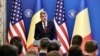 Marcel Ciolacu la evenimentul de oficiere a deciziei autorităților SUA privind includerea României în Programul Visa Waiver, la București, pe 10 ianuarie 2025.