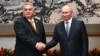 Віктор Орбан і Володимир Путін у Пекіні, 17 жовтня 2023 року