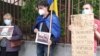 #FreeBelarus | Protest în fața Ambasadei Belarusului la București - FOTO