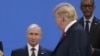 Володимир Путін (ліворуч) і Дональд Трамп (праворуч) на полях саміту G20, Буенос-Айрес, Аргентина, 30 листопада 2018 року