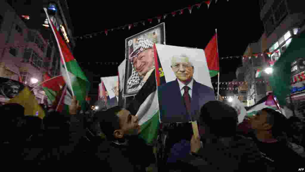 Ramallah, 29. novembar 2012. Foto: AFP / Abbas Momani