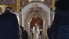 Mitropolit SPC u Crnoj Gori Joanikije služi božićnu liturgiju u Sabornom hramu u Podgorici, 7. januar 2022.
