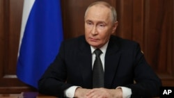 Рускиот претседател Владимир Путин во видео обраќање кон нацијата на 21 ноември 2024