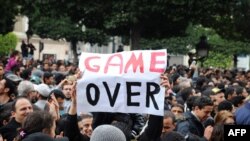 Tunis, januar 2011.