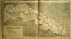 Мапа Карпатскої України з газети «Українські вісті», 21 листопада 1938 року 