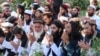 Some of the 900 Taliban prisoners released by the Afghan government.