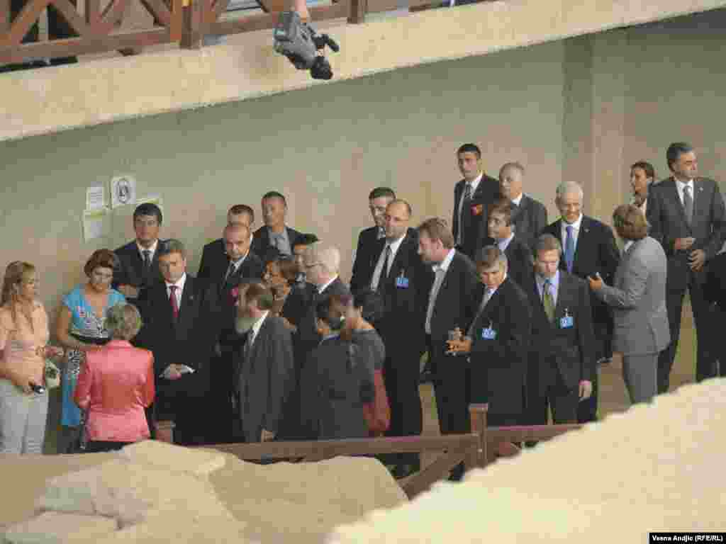 Učesnici samita posetili su arheološko nalazište Viminacium, 02.09.2011. Foto: RSE / Vesna Anđić