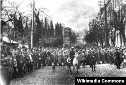 წითელი არმია თბილისში. 1921 წ.