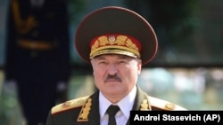 Aleksandr Lukașenko, la ceremonia de învestire în funcție pentru un al șaselea mandat de președinte