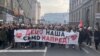 Протест на пензионерите во Белград, Србија