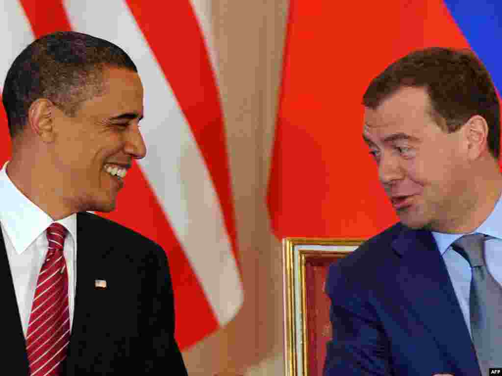 Barack Obama i Dmitry Medvedev