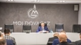 Imagine de la o ședință de lucru a conducerii Moldovagaz, în contextul stării de urgență în sectorul energetic.
