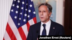 Американскиот државен секретар Ентони Блинкен даде забелешки за ситуацијата во Авганистан, Вашингтон, 30 август 2021 година