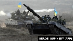 Українські військові на полігоні в Житомирській області, 21 листопада 2018 року