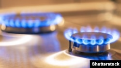 Generic -- Two Gas Burners on Stove Surface