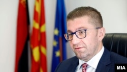 Лидерот на ВМРО-ДПМНЕ Христијан Мицкоски.