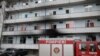 Spitalul Matei Balș la câteva ore după incendiul din 29 ianuarie. 
