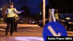Полициски час во Скопје, архивска фотографија