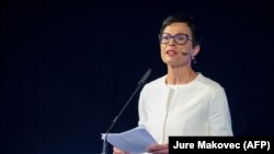 Европската комесарка за проширување Марта Кос