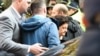 Активисты дождались выхода министра Теи Цулукиани – ее опять освистали и назвали «рабой Иванишвили»