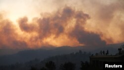 Пожар во турските одморалишта во Анталија