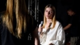 Režiserka Mateja Raičković tokom premijere filma "Lavanda" u Podgorici, juni 2025. 