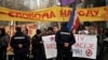 Protests for and against the rehabilitation of General Milan Nedic