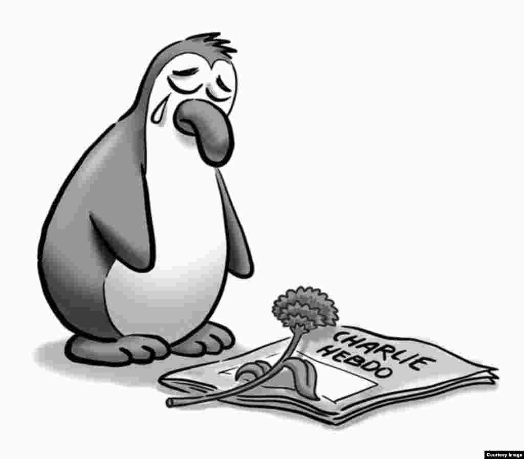 Karikatura turskog satiričnog magazina Pingvin