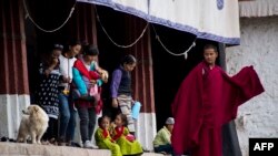 Budistički hram u Lasi, glavnom gradu kineske pokrajine Tibet, septembar 2016. 