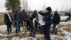 Serbian border police officers detained a group of Afghan asylum seekers as they tried to illegally cross the Serbian-Hungarian in February.