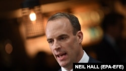 Britanski sekretar za Brexit Dominic Raab 