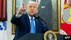 Доналд Трамп, претседател на Соединетите Американски Држави (САД), 28 март 2025 година.