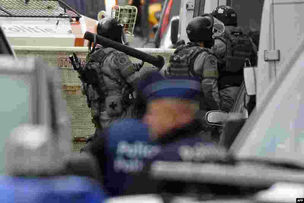 Policijska akcija belgijske policije u predgrađu Brisela Molenbeku, 16. novembar 2015. 