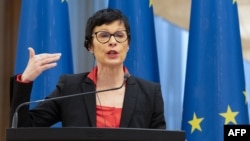Comisarul european Marta Kos. Fotografie de arhivă.