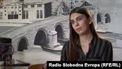 Стефани Спировска - претседателка на Младинскиот образовен форум (МОФ).