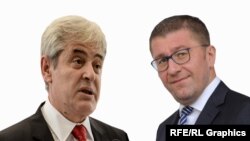 Али Ахмети и Христијан Мицкоски