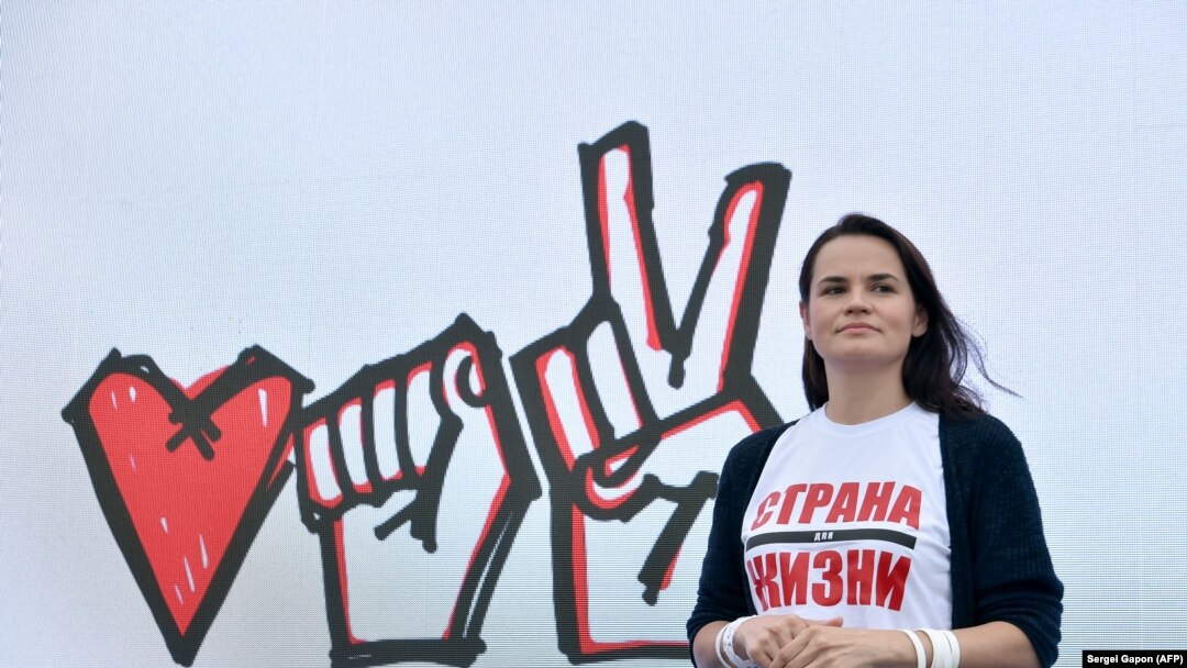 Svetlana Tihanovska, 31 jul 2020. 
